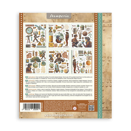 Stamperia - A New Beginning - Rub-On Selection - 6/Pkg