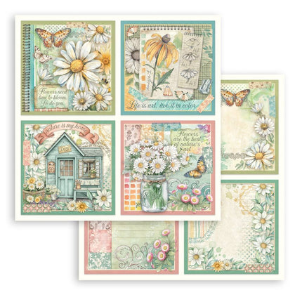 Stamperia - Daisy Art - 12x12 Paper Pad