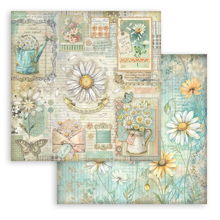 Stamperia - Daisy Art - 12x12 Paper Pad