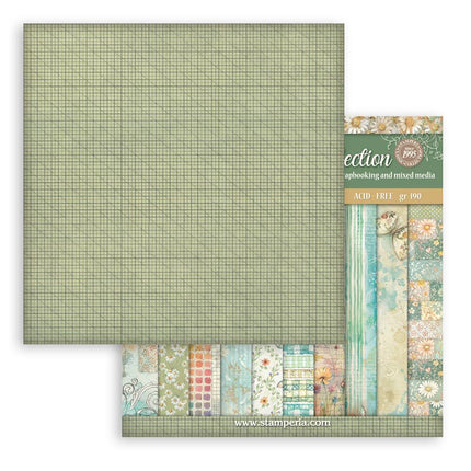 Stamperia - Daisy Art Backgrounds - 12x12 Paper Pad
