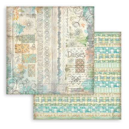 Stamperia - Daisy Art Backgrounds - 12x12 Paper Pad