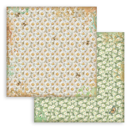 Stamperia - Daisy Art Backgrounds - 12x12 Paper Pad