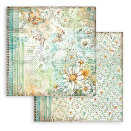 Stamperia - Daisy Art - 8x8 Paper Pad