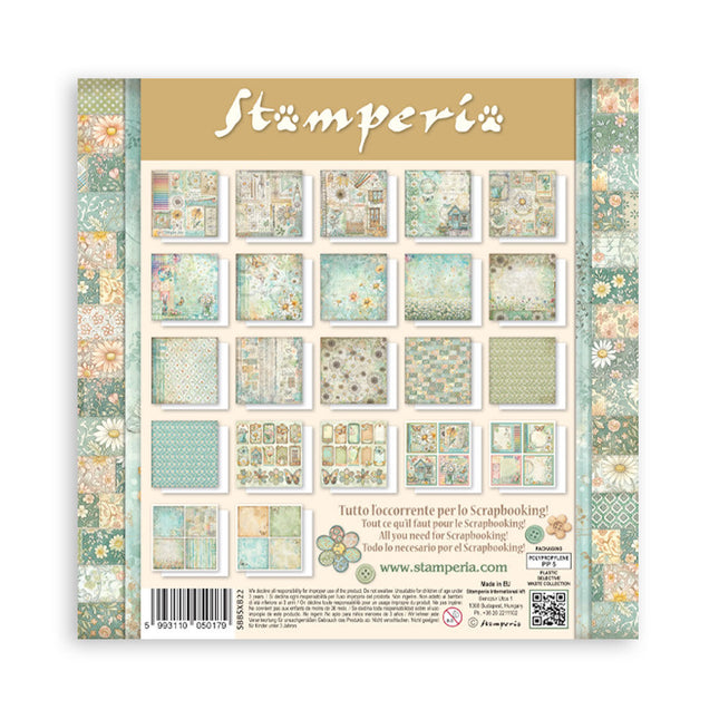 Stamperia - Daisy Art - Maxi 8x8 Paper Pad