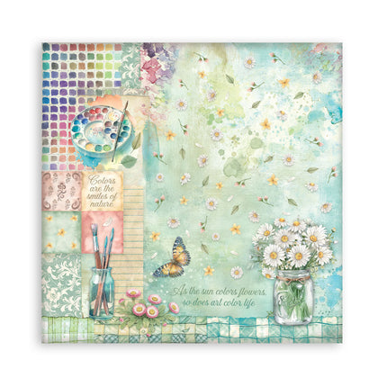 Stamperia - Daisy Art - Maxi 8x8 Paper Pad
