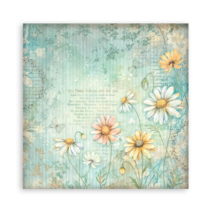 Stamperia - Daisy Art - Maxi 8x8 Paper Pad