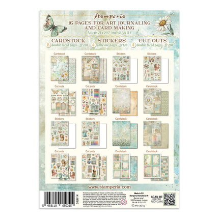 Stamperia - Daisy Art - Junk journal stickers, cut-outs, backgrounds