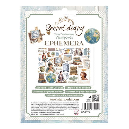 Stamperia - Secret Diary - Ephemera