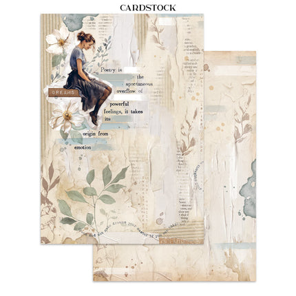Stamperia - Secret Diary - Junk journal stickers, cut-outs, backgrounds