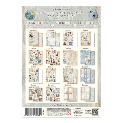 Stamperia - Secret Diary - Junk journal stickers, cut-outs, backgrounds