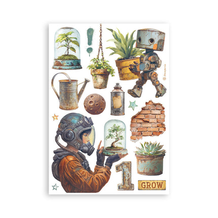 Stamperia - A New Beginning - A5 Washi Pad