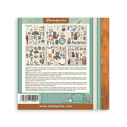 Stamperia - A New Beginning - Rub-On Kit - 6/Pkg
