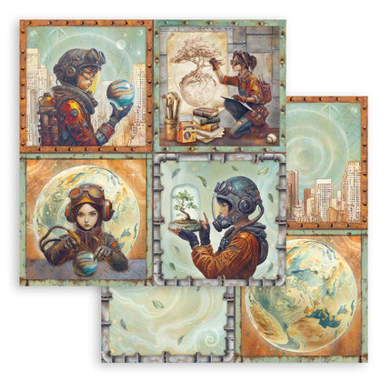Stamperia - A New Beginning - 8x8 Paper Pad
