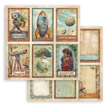 Stamperia - A New Beginning - 8x8 Paper Pad