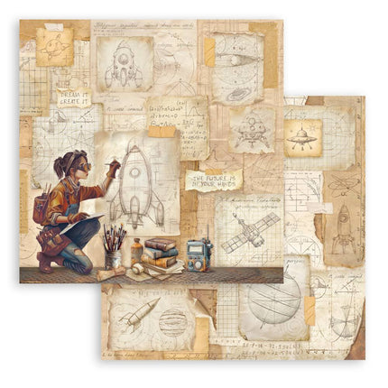 Stamperia - A New Beginning - 8x8 Paper Pad