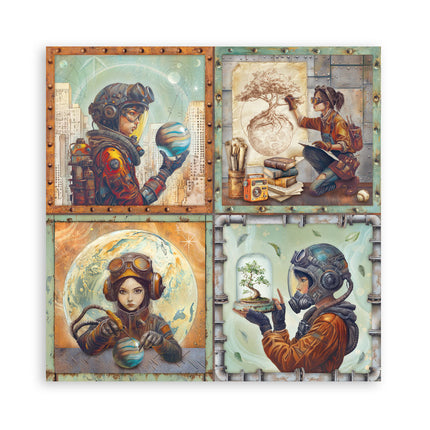 Stamperia - A New Beginning - Maxi 8x8 Paper Pad