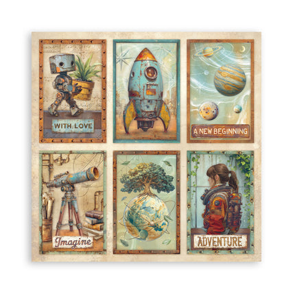 Stamperia - A New Beginning - Maxi 8x8 Paper Pad