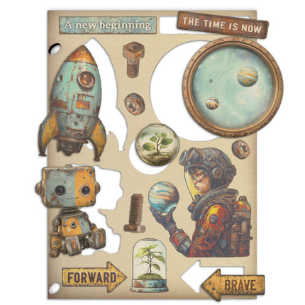Stamperia - A New Beginning - A5 Wooden Shapes