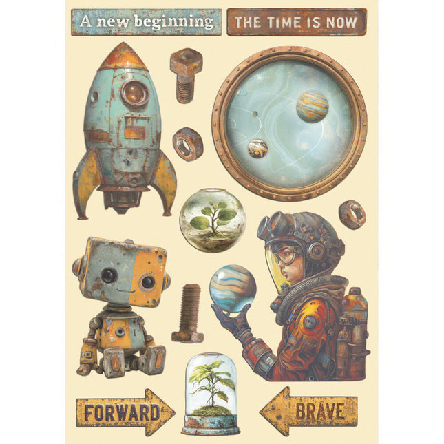 Stamperia - A New Beginning - A5 Wooden Shapes