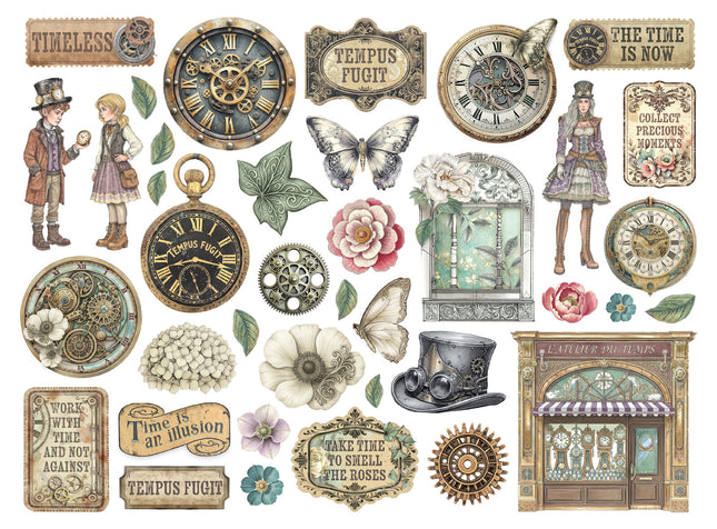 Stamperia - Gardens of Time - Die Cuts