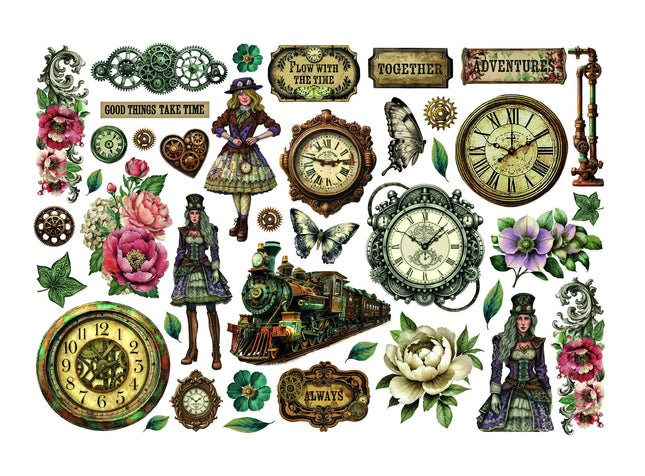 Stamperia - Gardens of Time - Ephemera