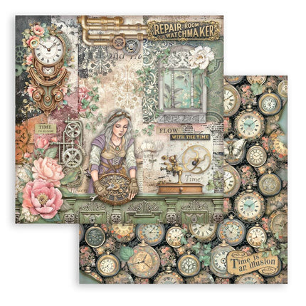 Stamperia - Gardens of Time - 12x12 Paper Pad