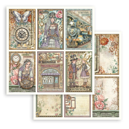 Stamperia - Gardens of Time - 8x8 Paper Pad