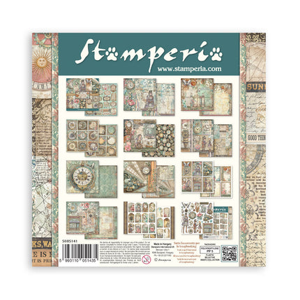 Stamperia - Gardens of Time - 8x8 Paper Pad