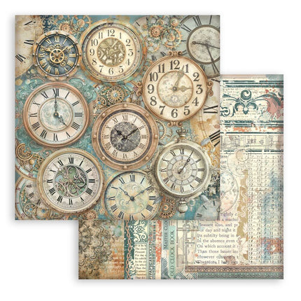 Stamperia - Gardens of Time - Backgrounds 8x8 Paper Pad