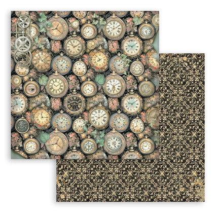Stamperia - Gardens of Time - Backgrounds 8x8 Paper Pad