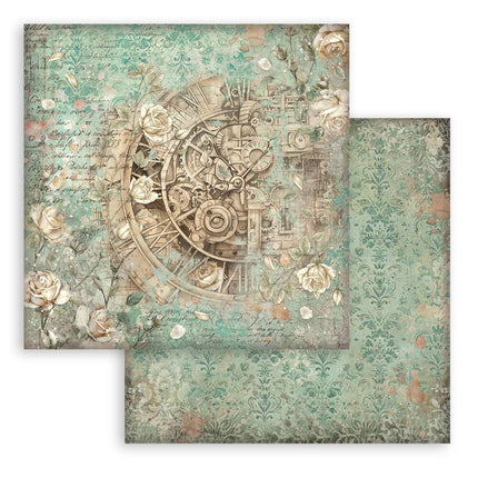 Stamperia - Gardens of Time - Backgrounds 8x8 Paper Pad