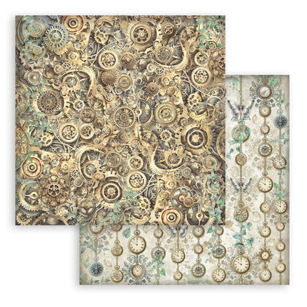 Stamperia - Gardens of Time - Backgrounds 8x8 Paper Pad