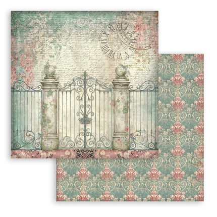 Stamperia - Gardens of Time - Backgrounds 8x8 Paper Pad