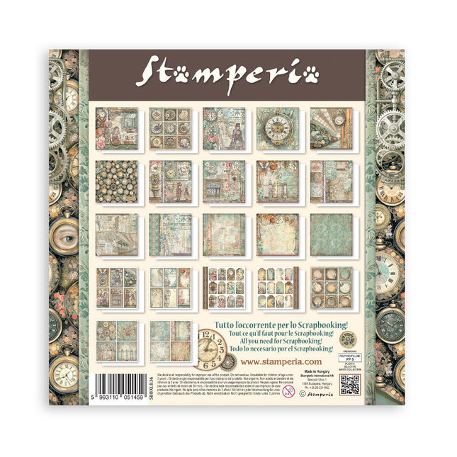 Stamperia - Gardens of Time - Maxi 12x12 Paper Pad