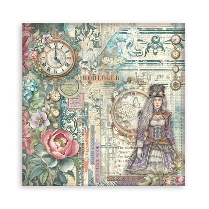Stamperia - Gardens of Time - Maxi 12x12 Paper Pad