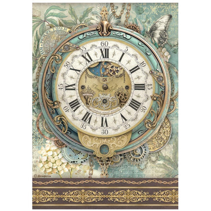 Stamperia - Gardens of Time - Rice Paper A4 Selection