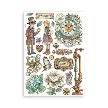 Stamperia - Gardens of Time - A5 Washi Pad