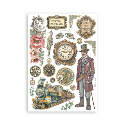 Stamperia - Gardens of Time - A5 Washi Pad