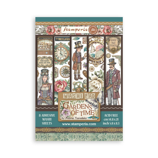 Stamperia - Gardens of Time - A5 Washi Pad