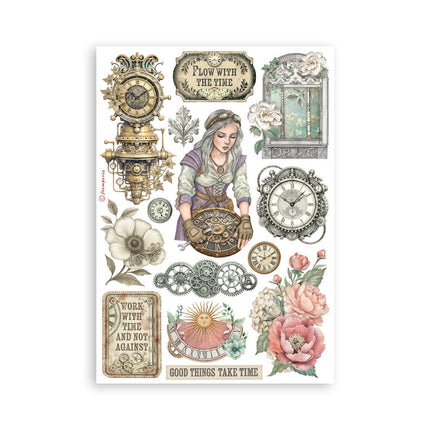 Stamperia - Gardens of Time - A5 Washi Pad