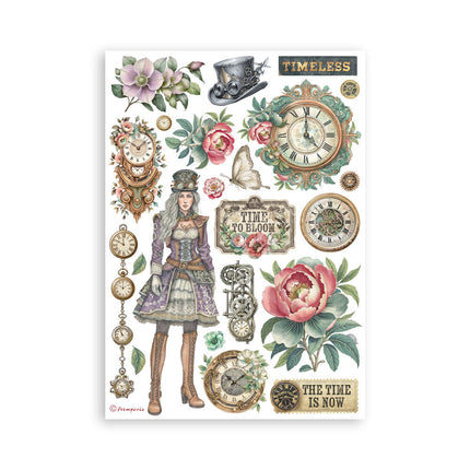Stamperia - Gardens of Time - A5 Washi Pad
