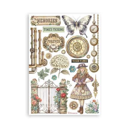 Stamperia - Gardens of Time - A5 Washi Pad