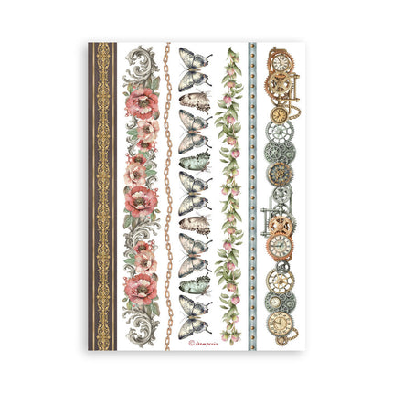 Stamperia - Gardens of Time - A5 Washi Pad
