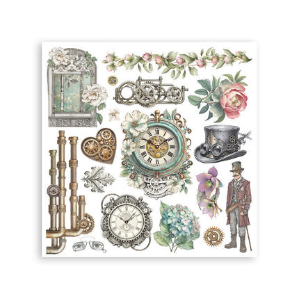 Stamperia - Gardens of Time - Rub-On Kit - 6/Pkg