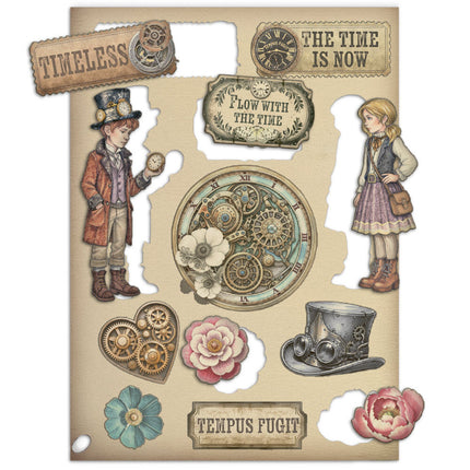 Stamperia - Gardens of Time - A5 Wooden Shapes