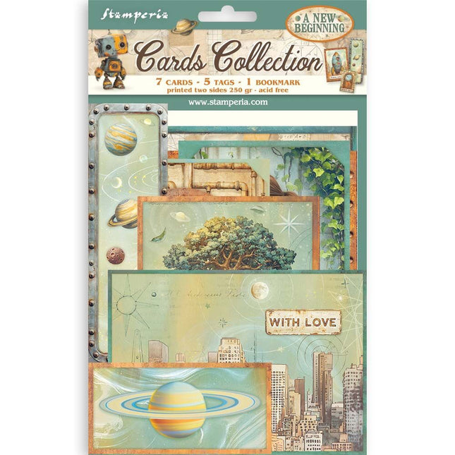Stamperia - A New Beginning - Cards Collection