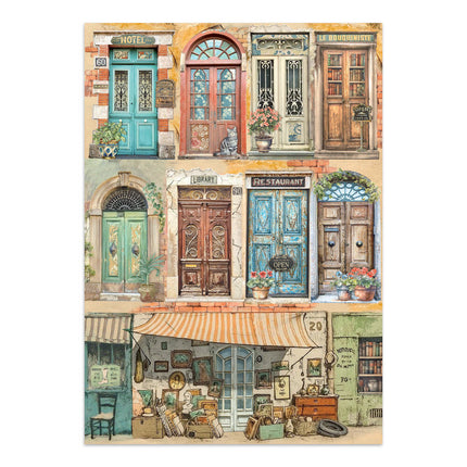 Stamperia - Art of Travelling - Junk journal stickers, cut-outs, backgrounds