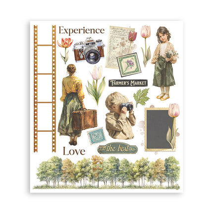 Stamperia - Art of Travelling - Rub-On Assortment- 6/Pkg