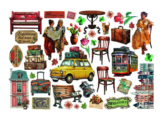 Stamperia - Art of Travelling - Ephemera