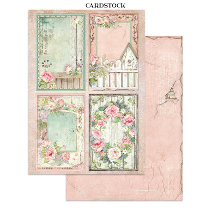 Stamperia - House of Roses - Junk journal stickers, cut-outs, backgrounds